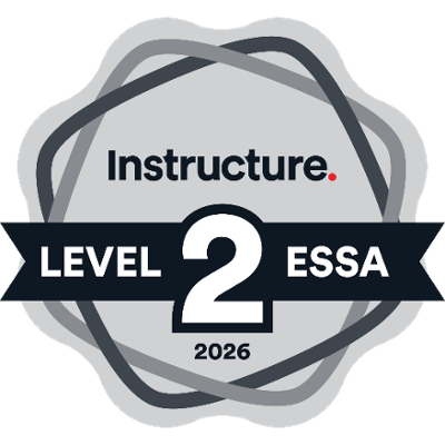 Instructure ESSA Level 2 badge, 2026